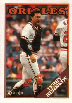 1988 O-Pee-Chee Baseball Cards 180     Terry Kennedy